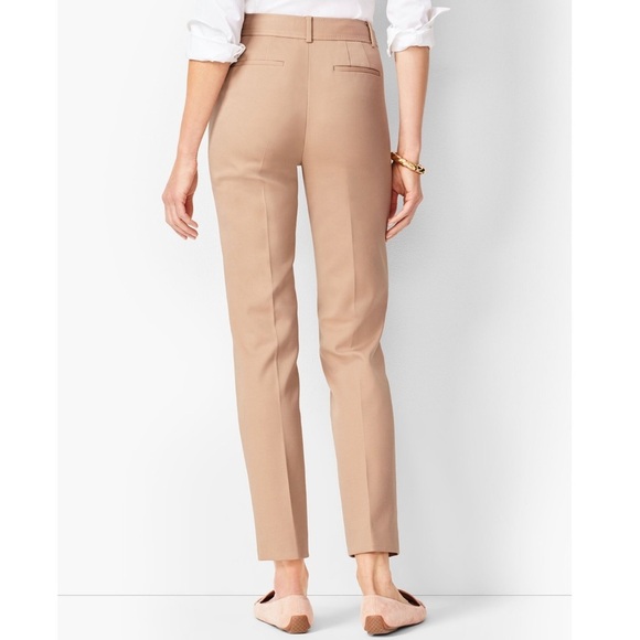 TALBOTS HAMPSHIRE ANKLE PANTS in White Size 6 - Picture 2 of 8